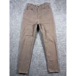 Vintage Guess Jeans by Georges Marciano High Waist Tan Womens 30 (28‎ Measured)